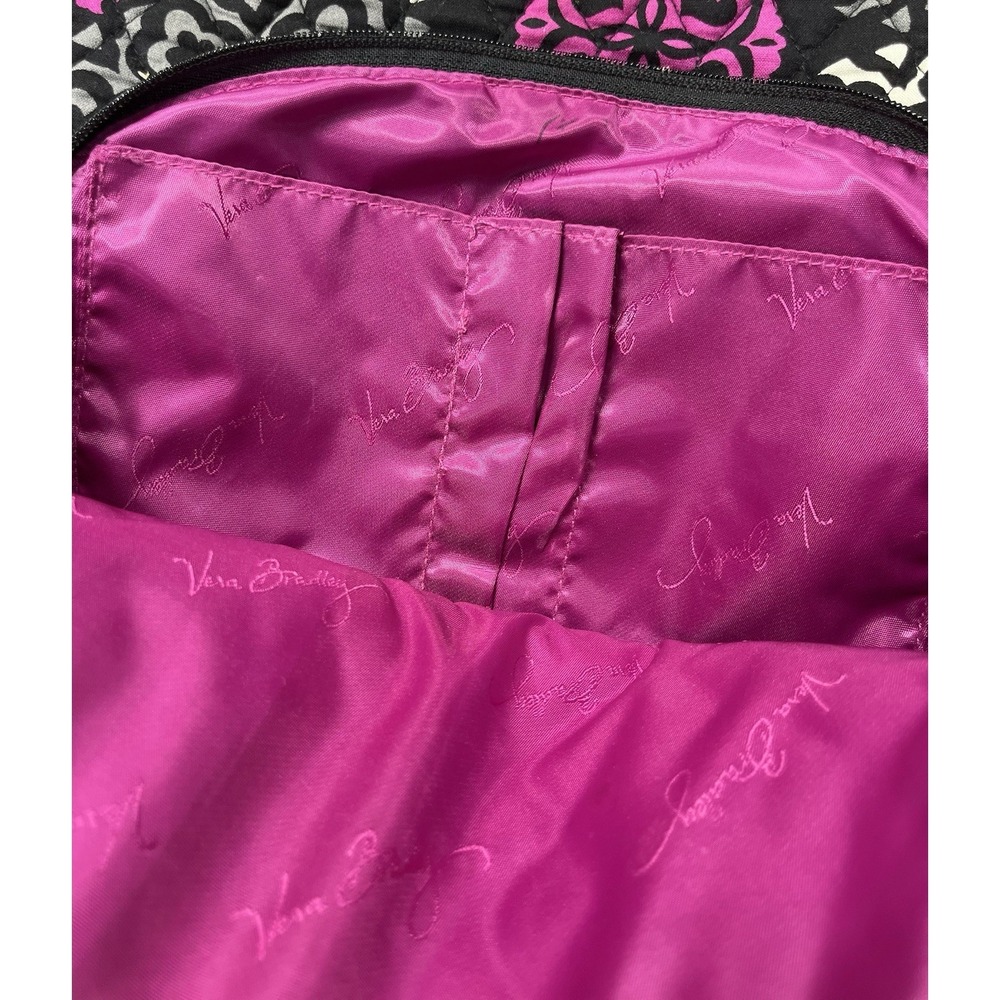 Pink Black And Grey Backpack/book Bag - Picture 3 of 8